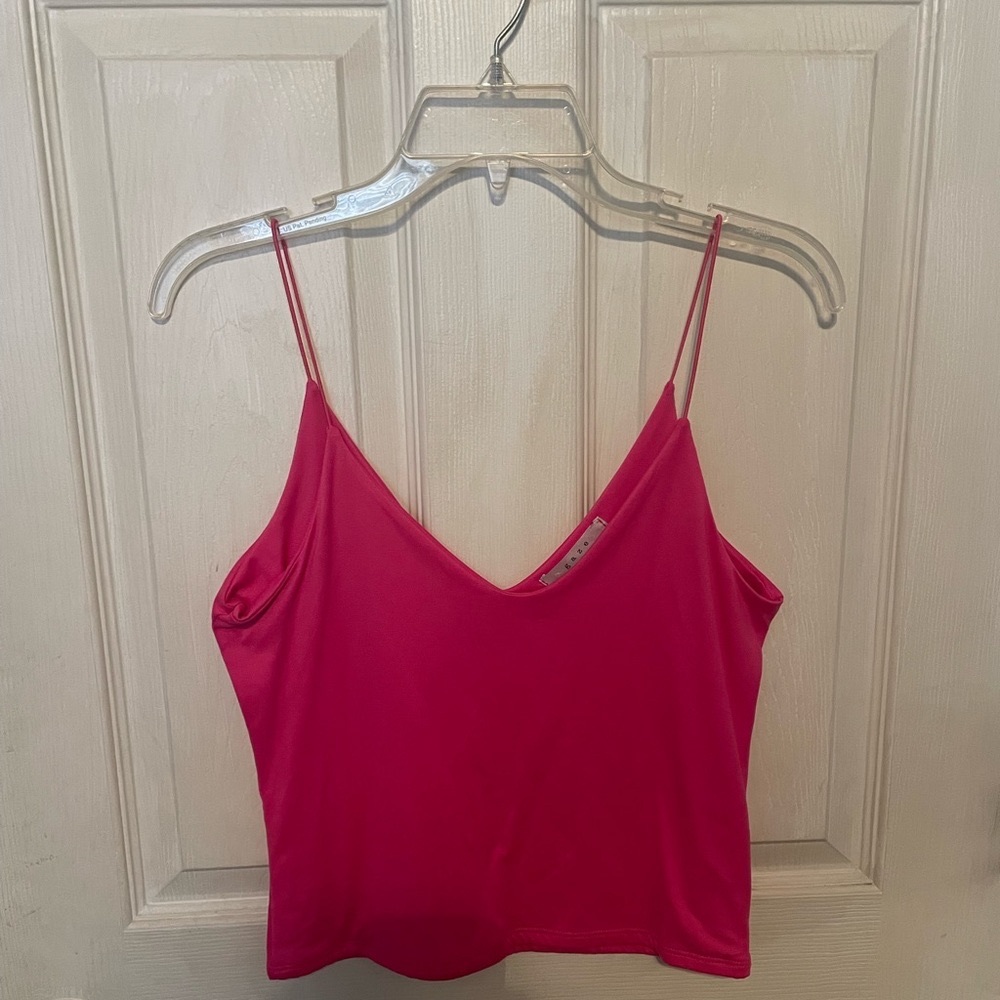 Tjmaxx Hot Pink Crop Top